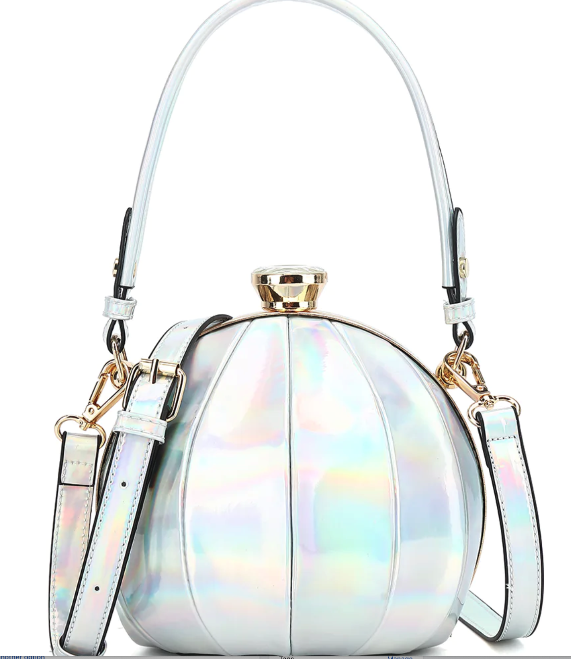 AS411 Bell of the Ball Patent Leather Satchel