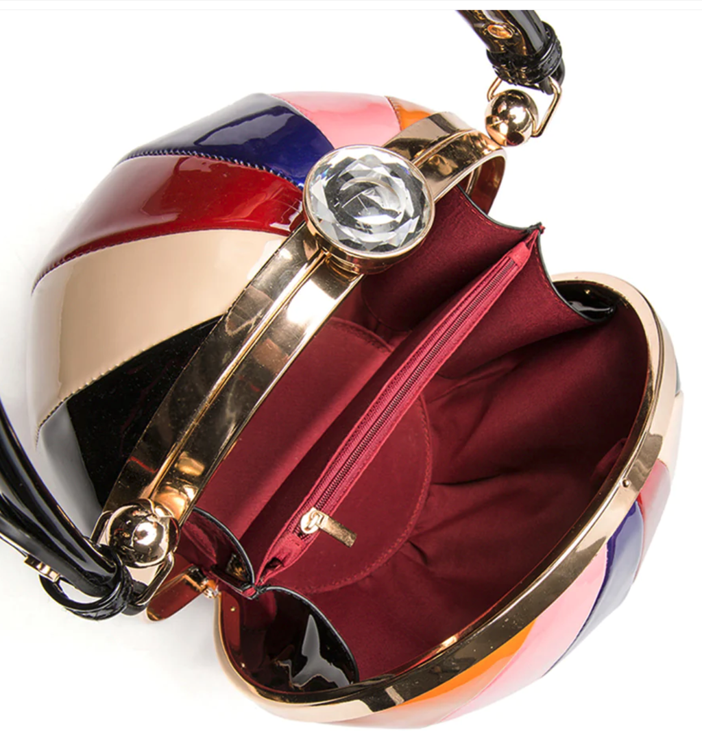 AS411 Bell of the Ball Patent Leather Satchel