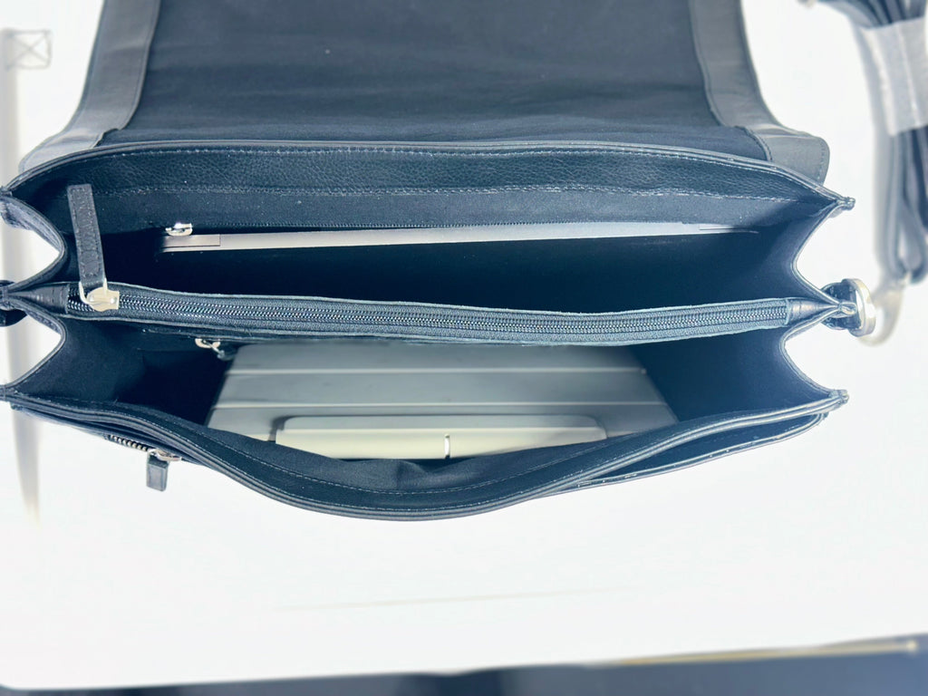 SAMPLE SALE #31 Brikmond 100% Leather  Executive 1 briefcase