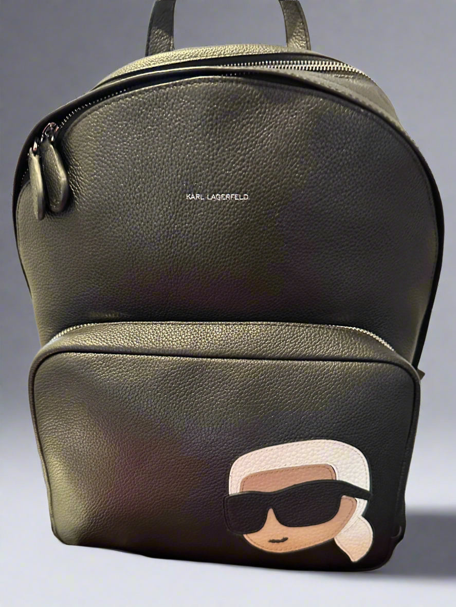 SAMPLE SALE #12 Leather Karl Lagerfield Backpack