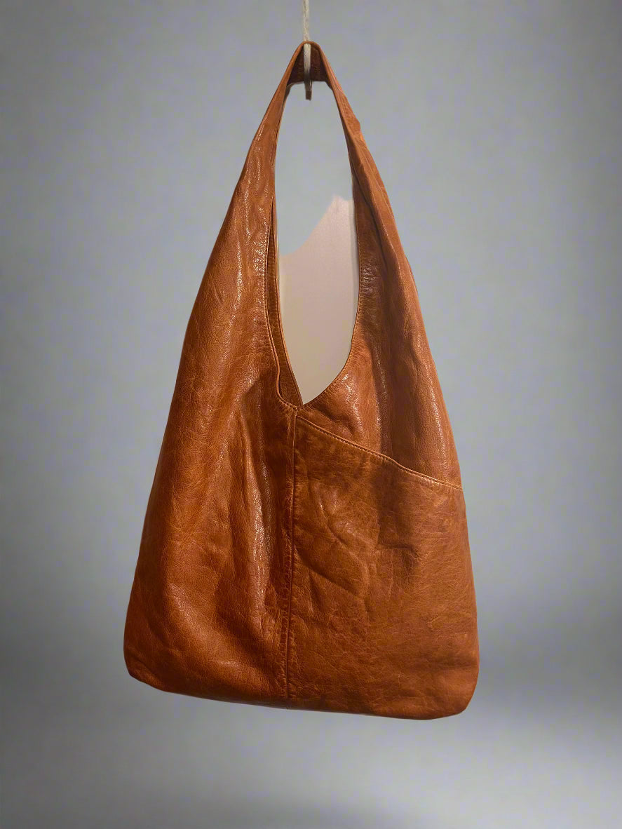 Sample Sale #52 Washed lamb skin Hobo