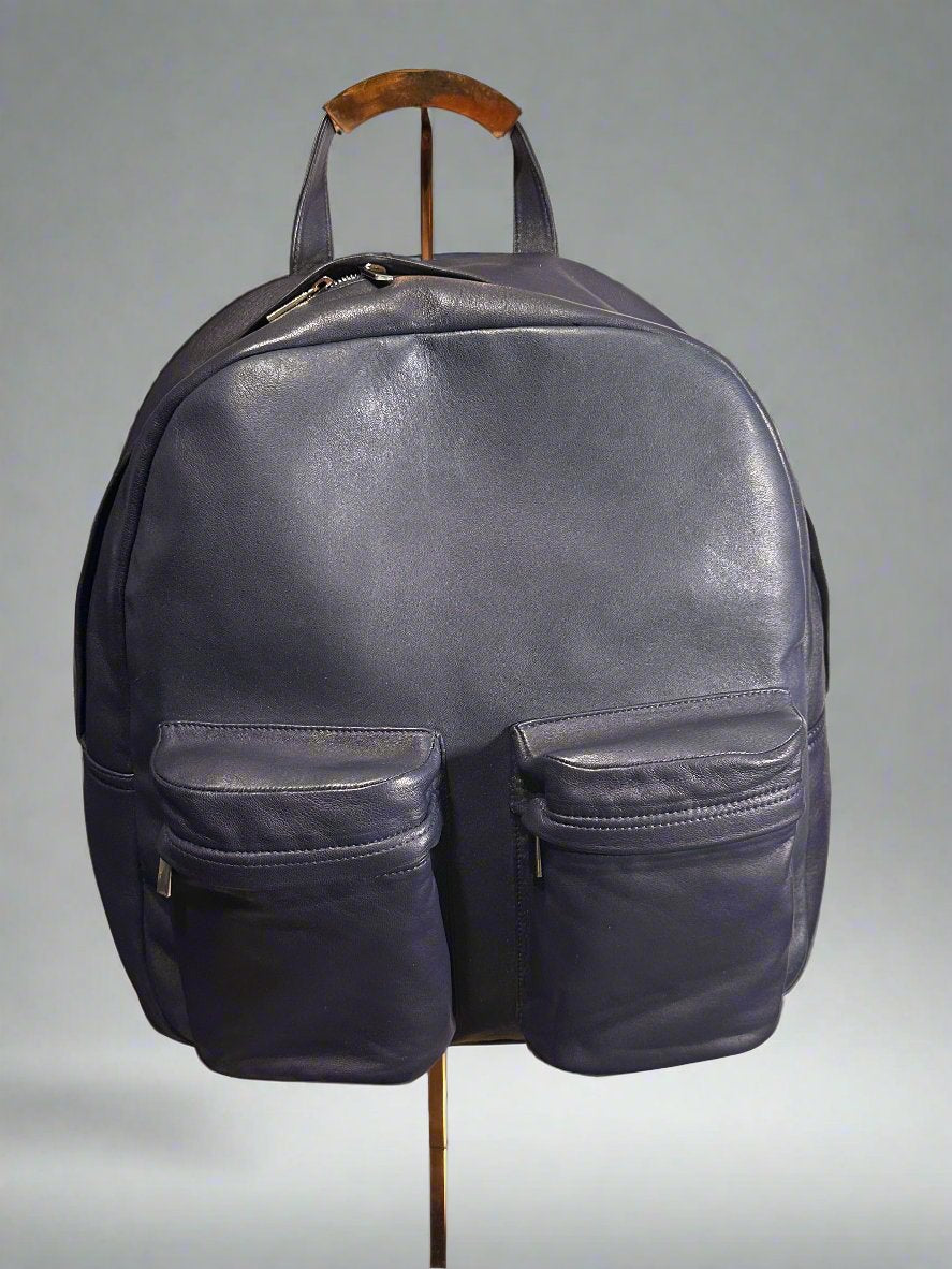 SAMPLE SALE #24 Designer Backpack with Canister Pockets