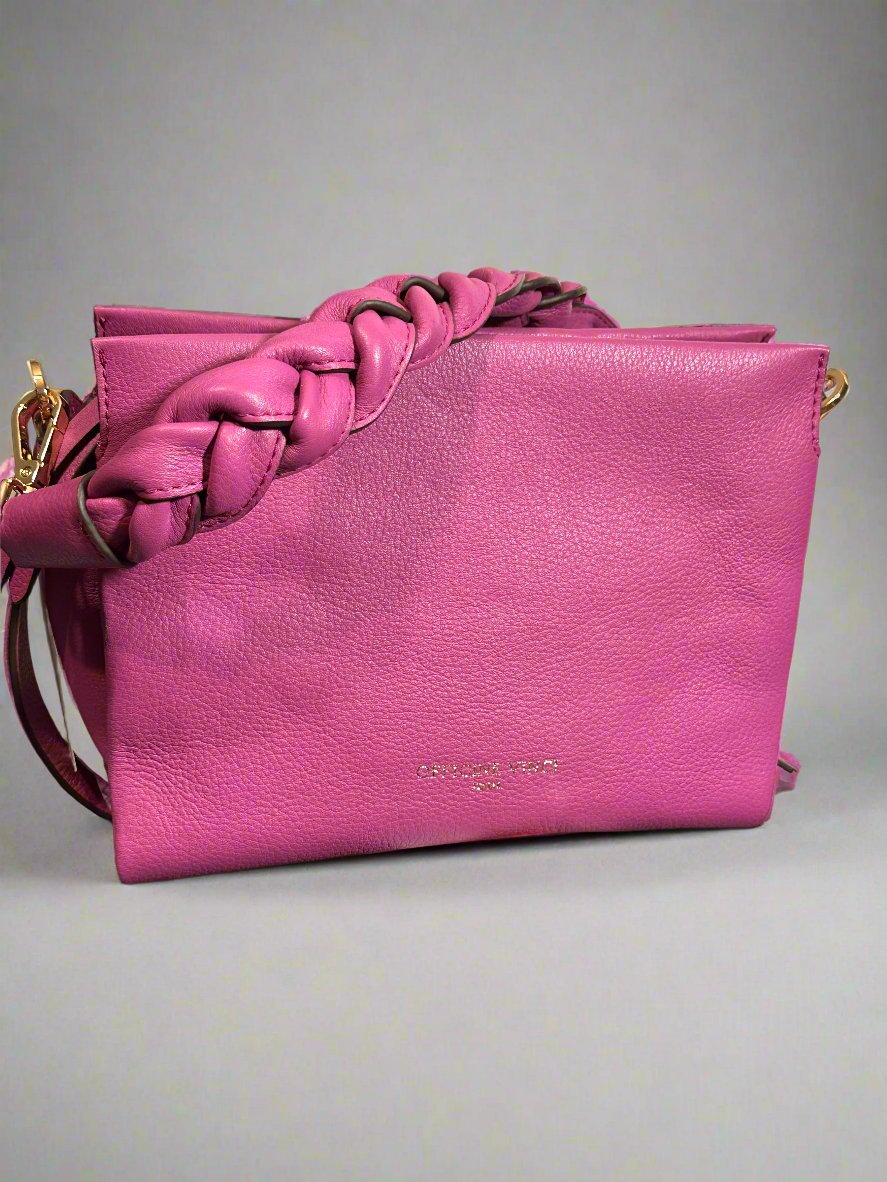 SAMPLE SALE #16 Le Official Square Crossbody with Braided Handle