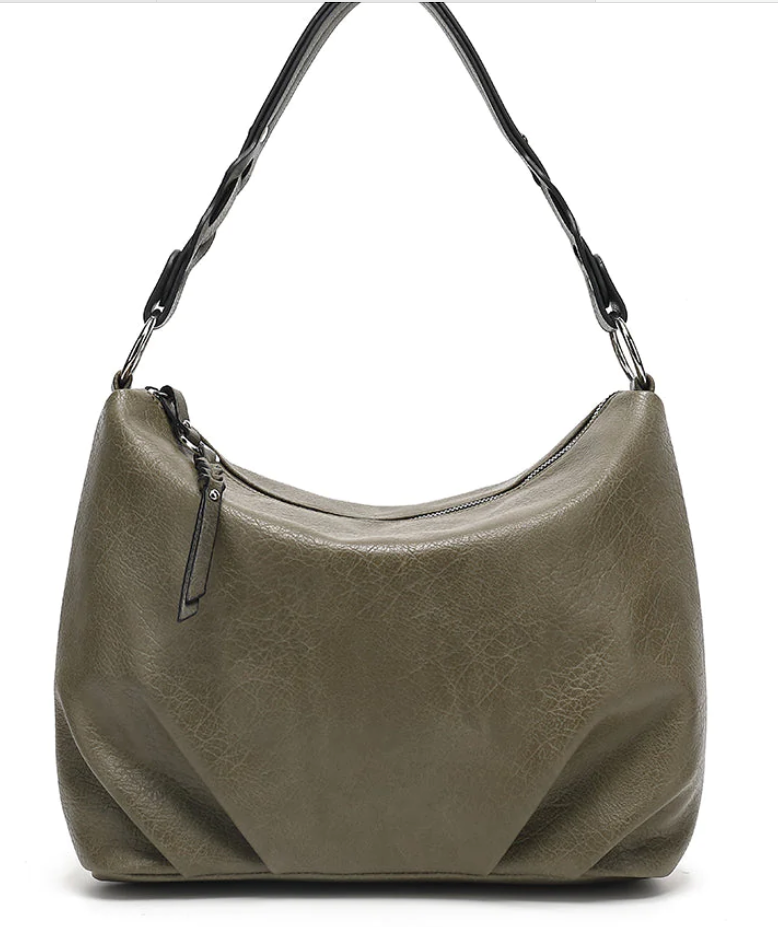 AS152  Pleated Bottom Shoulder Bag