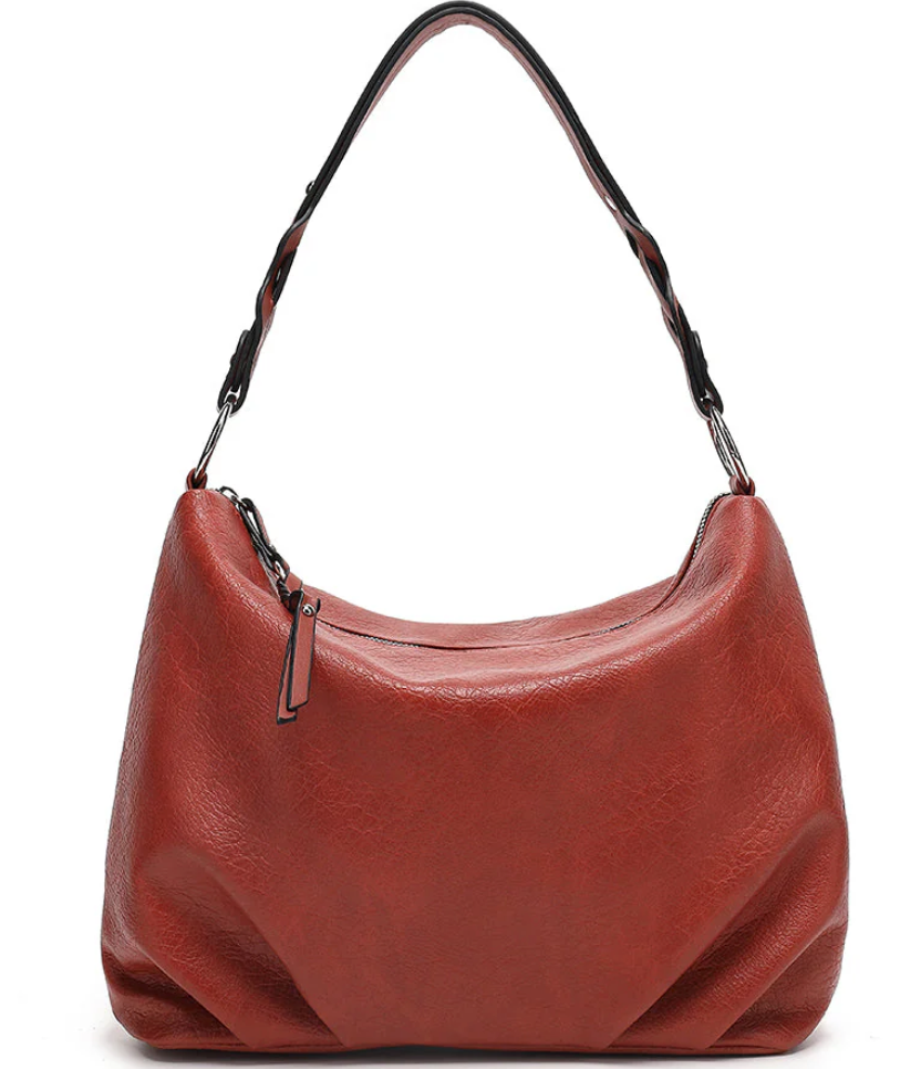 AS152  Pleated Bottom Shoulder Bag