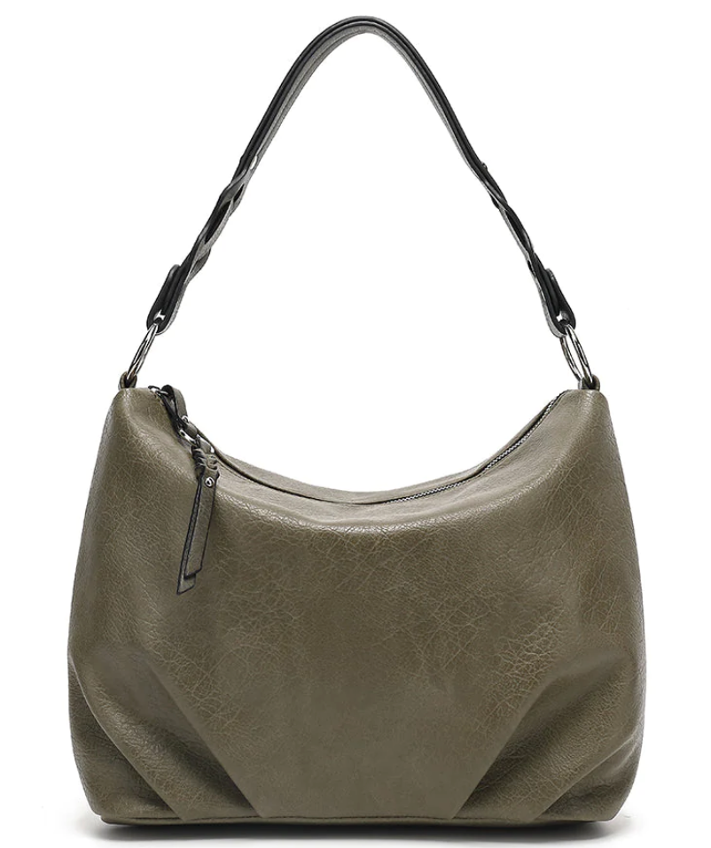 AS152  Pleated Bottom Shoulder Bag
