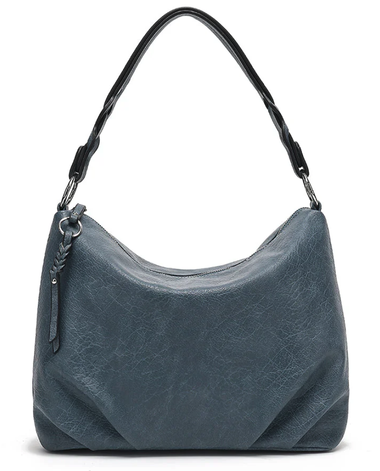 AS152  Pleated Bottom Shoulder Bag
