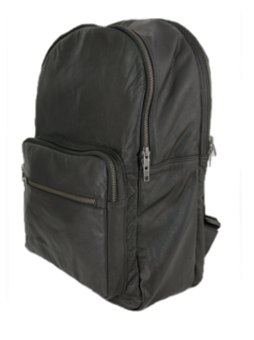 SAMPLE SALE #33 Brikmond 100% Leather Multi Pocket Backpack