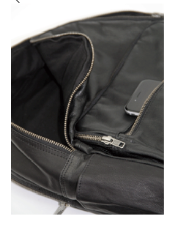 SAMPLE SALE #33 Brikmond 100% Leather Multi Pocket Backpack