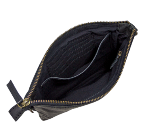 SAMPLE SALE #30 Brikmond 100% lamb leather crossbody / wristlet