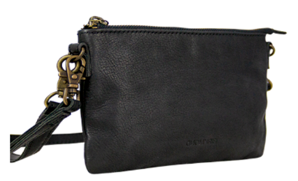 SAMPLE SALE #30 Brikmond 100% lamb leather crossbody / wristlet