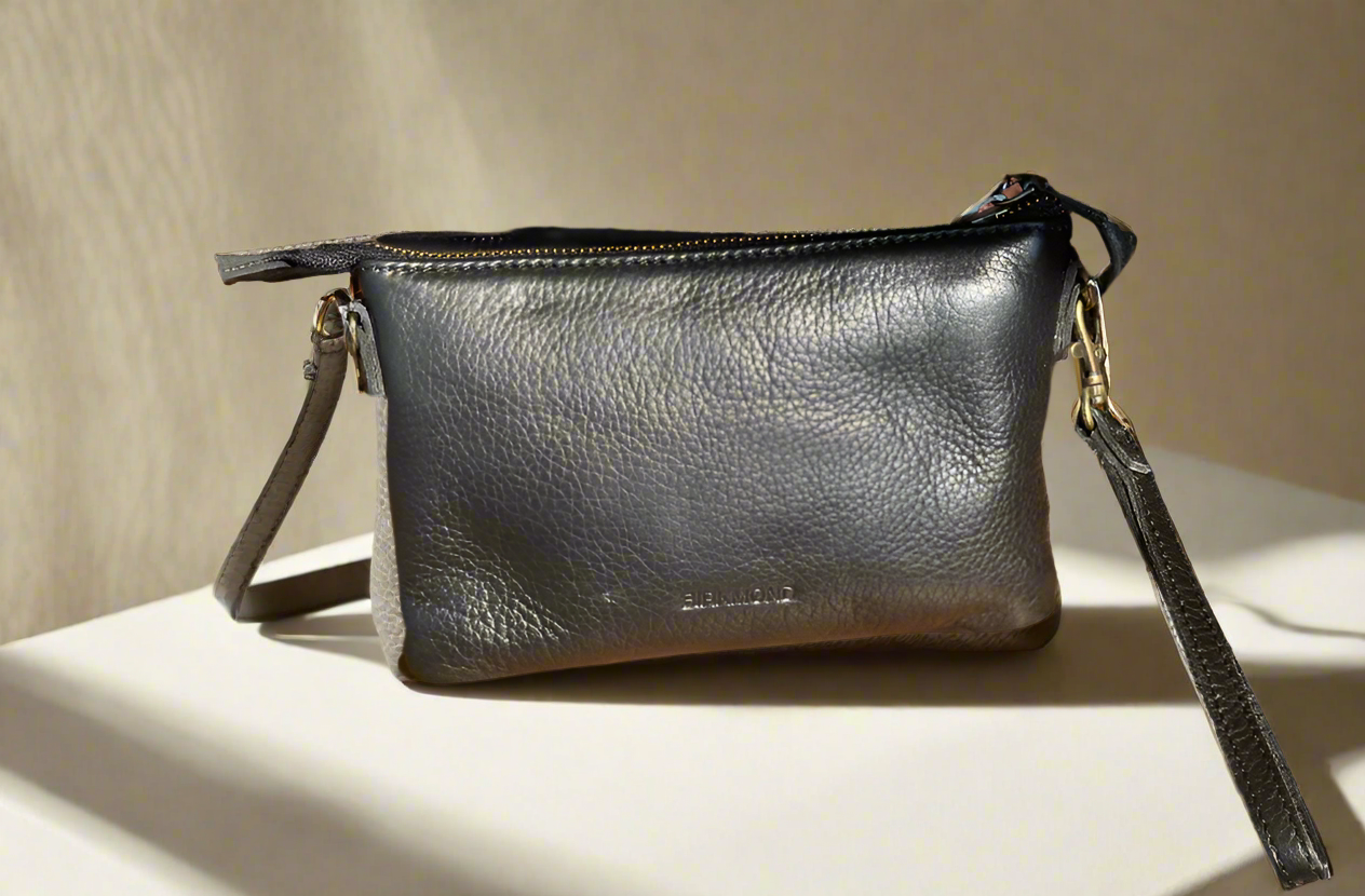 SAMPLE SALE #30 Brikmond 100% lamb leather crossbody / wristlet