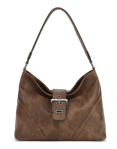 AS111 Buckle Top Slouchy Hobo