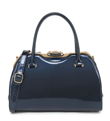 AS401 patent leather Tristen satchel