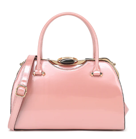 AS401 patent leather Tristen satchel