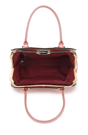 AS401 patent leather Tristen satchel