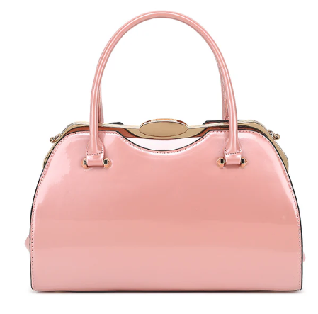 AS401 patent leather Tristen satchel