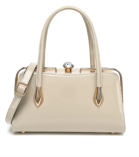 AS407 Patent Leather Lorraine Satchel