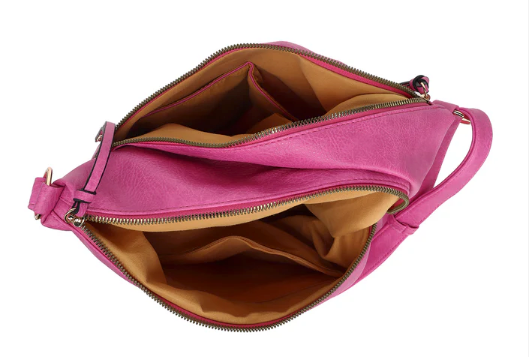 AS24011  Multi Zipper Crossbody