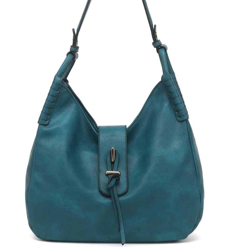 AS305 #65 buckle and whipstitch shoulder bag