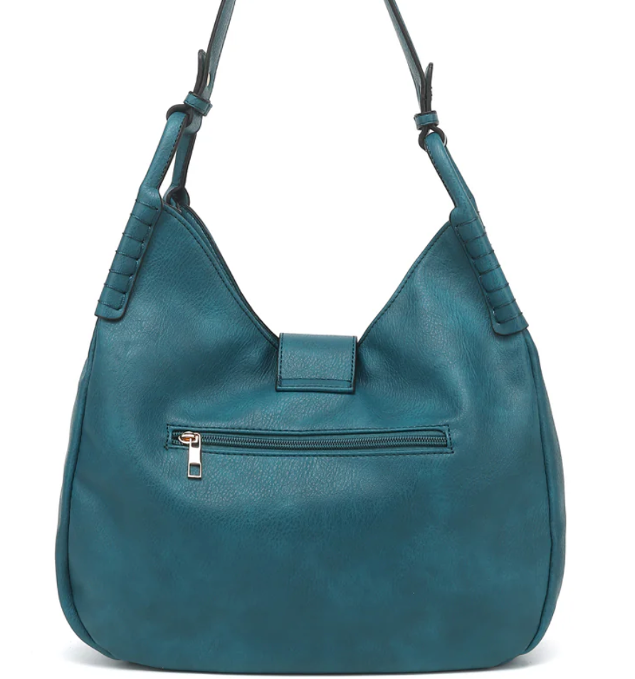 AS305 #65 buckle and whipstitch shoulder bag